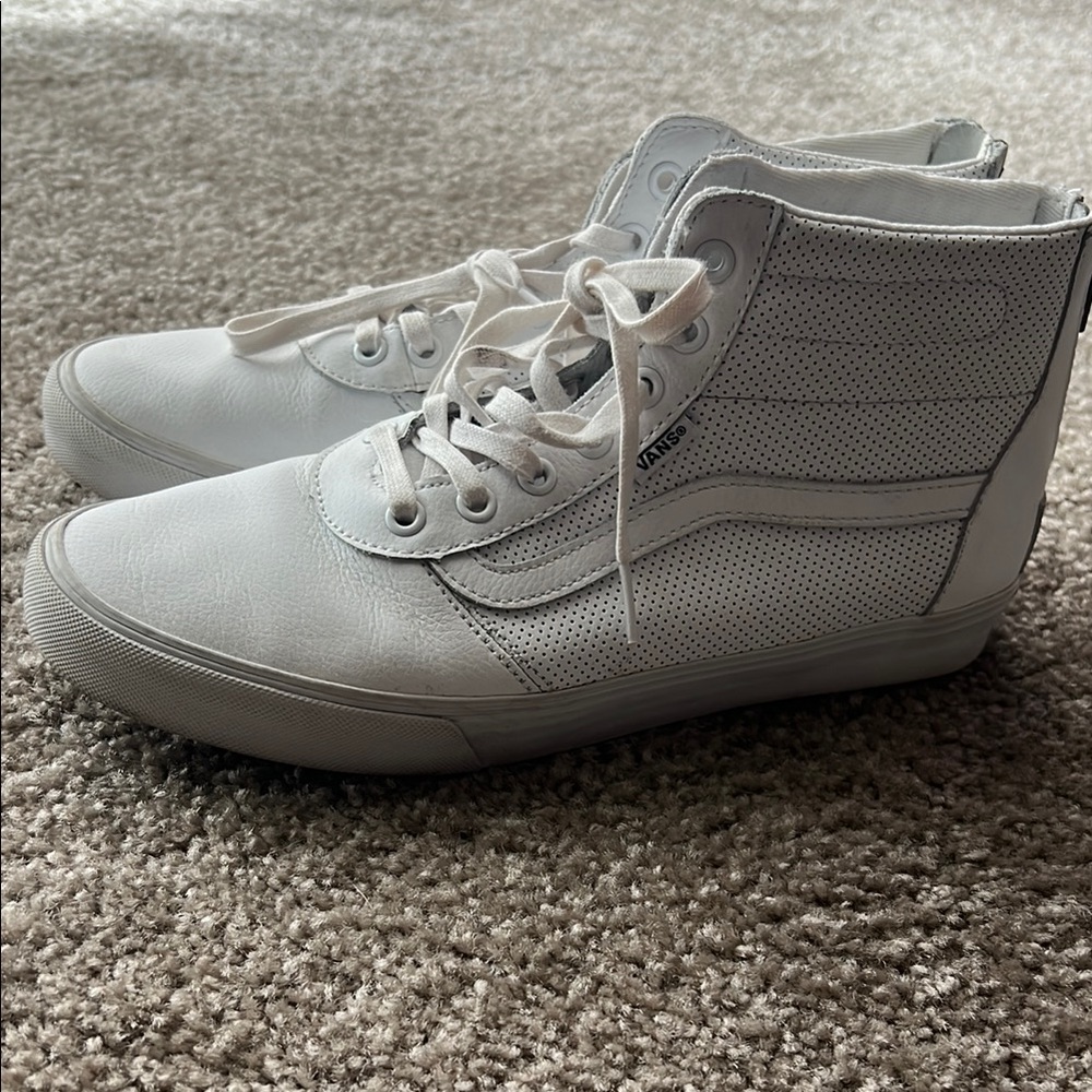Vans Perforated White High-Tops